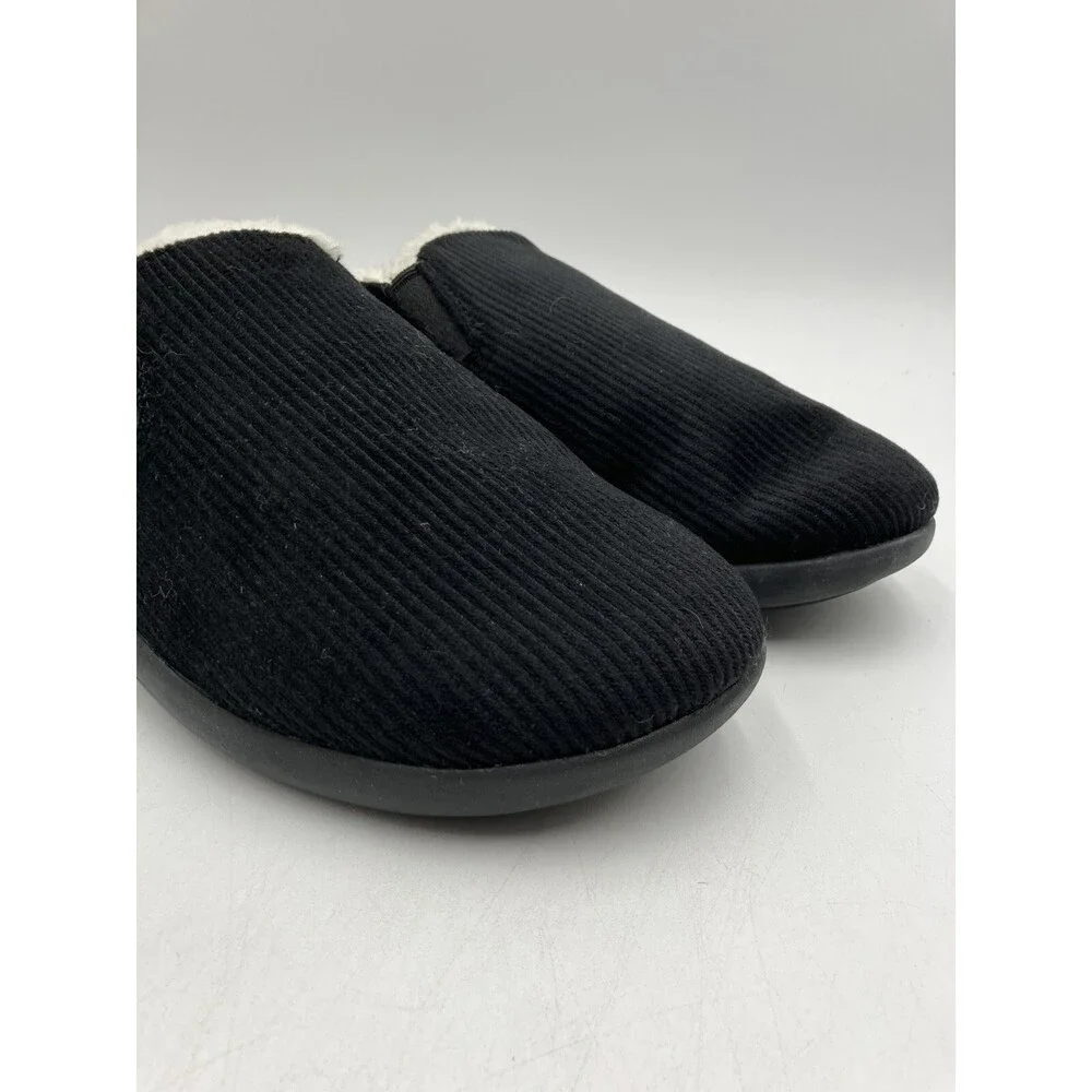 NEW Waco Dundee Corduroy Men's Slippers Black US Size 13 MEDIUM